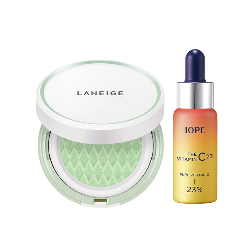 商品[国内直发] Laneige|兰芝妆前雪纱丝柔防晒隔离气垫 SPF22/PA++ 修饰肤色,价格¥414,第1张图片