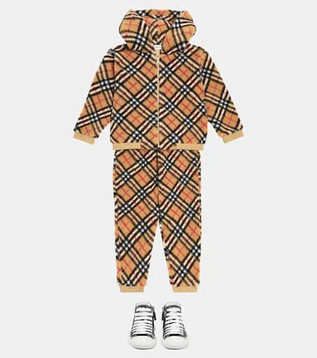 商品Burberry|Burberry Check抓绒运动裤,价格¥2114,第2张图片详细描述
