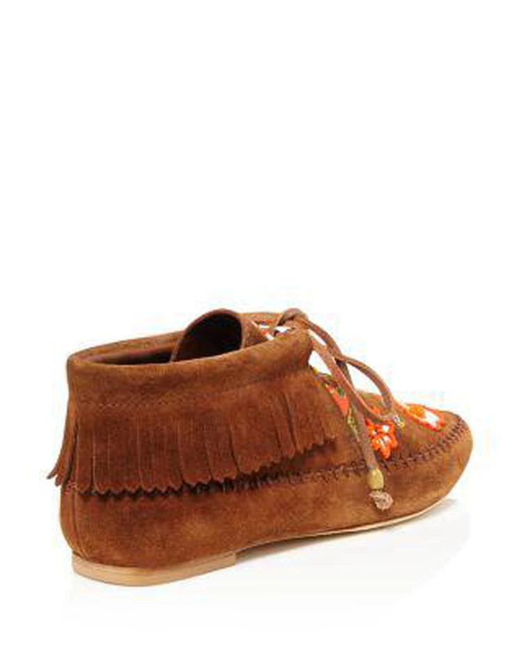 商品Tory Burch|Huntington Bead Embroidered Fringe Booties ,价格¥1309,第3张图片详细描述