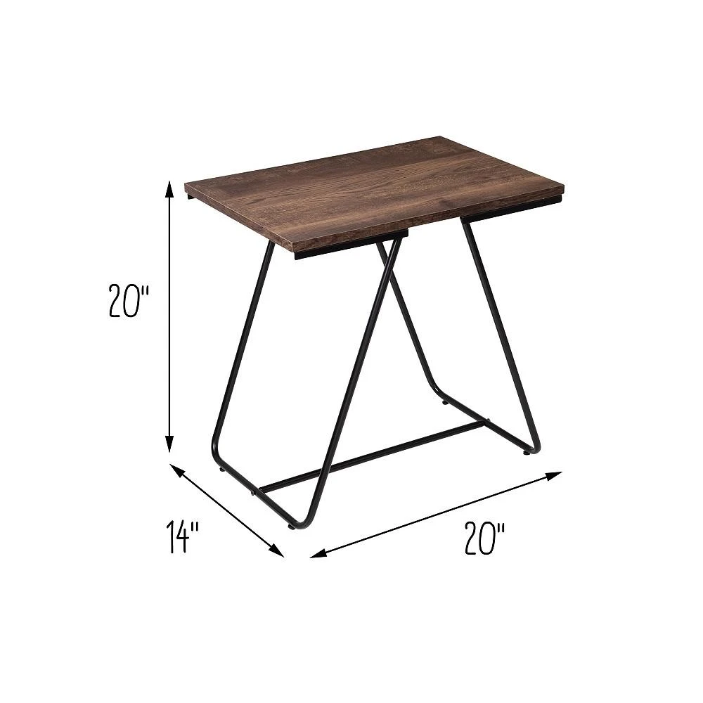 商品Honey Can Do|Square Side Table,价格¥670,第4张图片详细描述