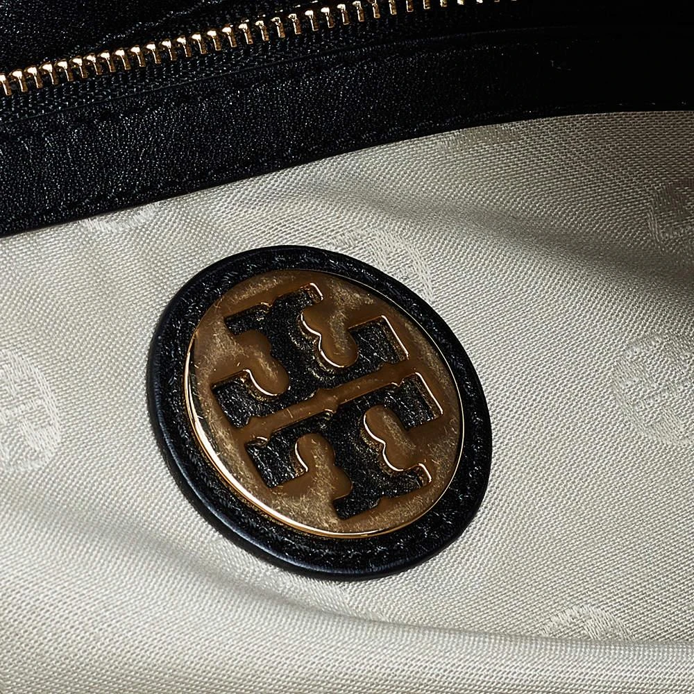 Tory Burch Black Leather Top Zip Robinson Tote 商品