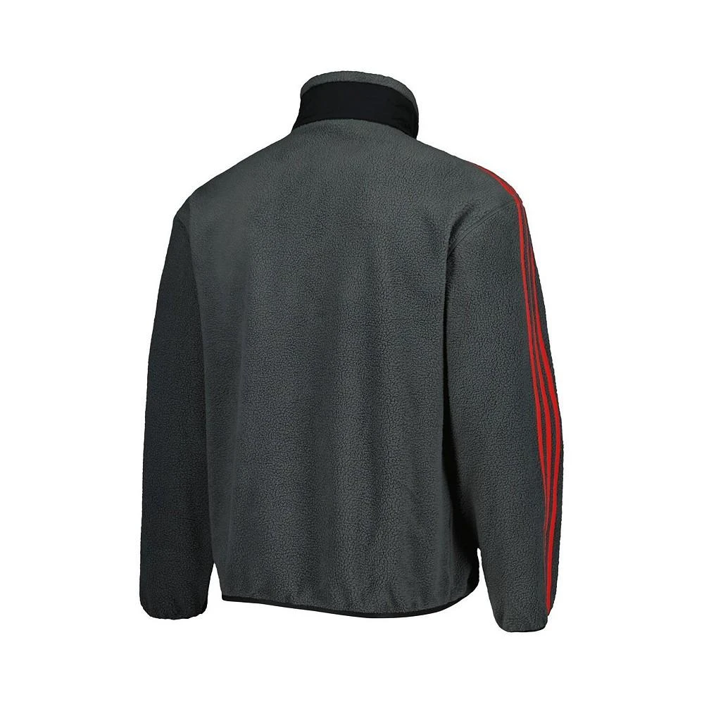 商品Adidas|Men's Gray Bayern Munich Lifestyler Fleece Full-Zip Jacket,价格¥586,第3张图片详细描述