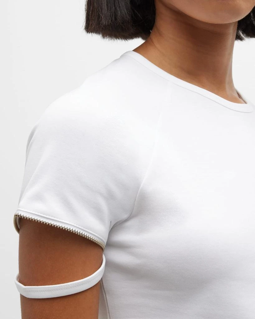 商品Helmut Lang|Zip Sleeve Tee,价格¥349,第5张图片详细描述