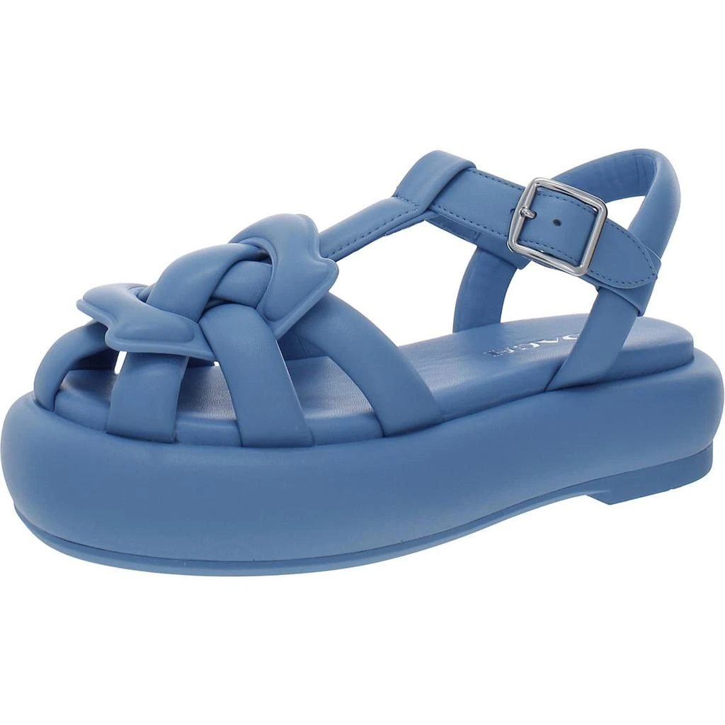 商品Coach|Coach Womens Penney Leather Strappy Flatform Sandals,价格¥732,第5张图片详细描述