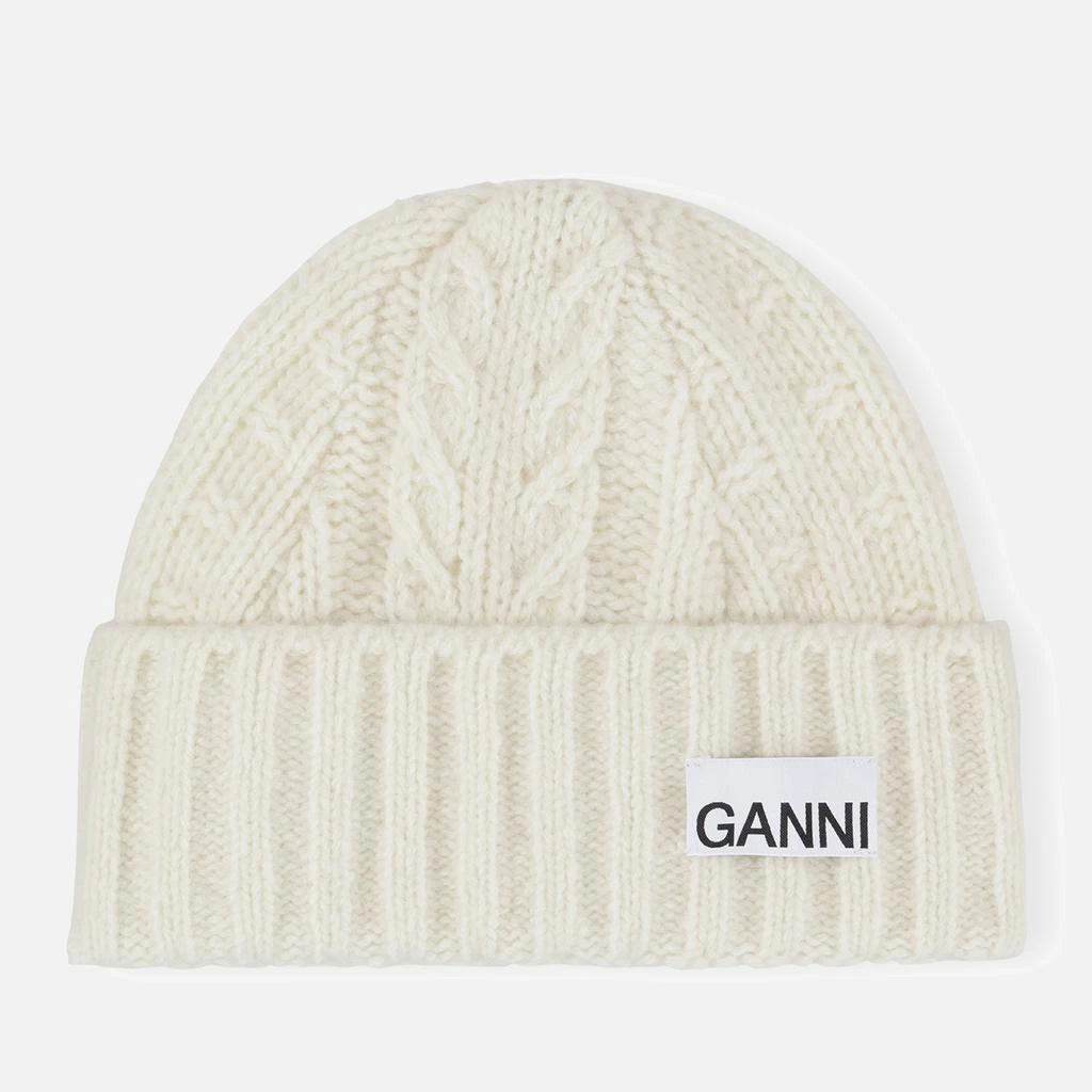 商品Ganni|Ganni Cable-Knit Beanie Hat,价格¥838,第1张图片