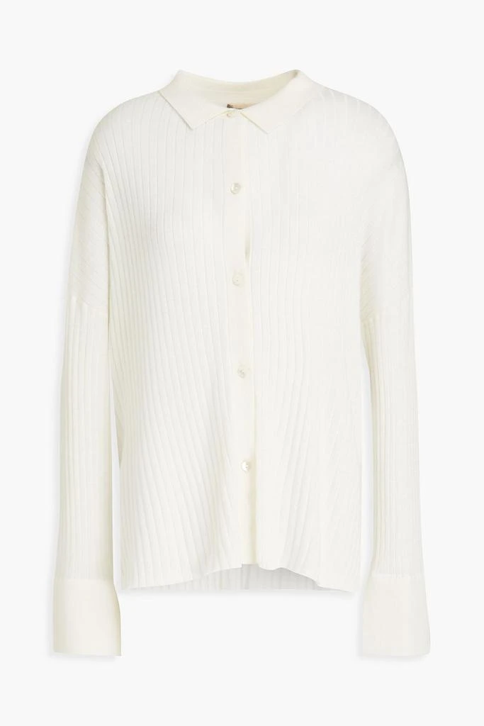 商品N.PEAL|Ribbed cashmere cardigan,价格¥1010,第1张图片