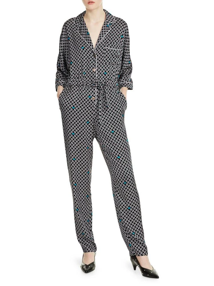 商品Maje|Maje - Punsh Silk Jumpsuit,价格¥1321,第1张图片