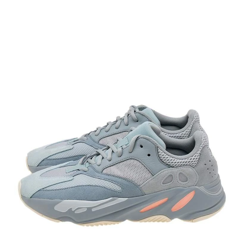 商品[二手商品] YEEZY|Yeezy x Adidas Grey/Blue Suede And Mesh Boost 700 V2 Inertia Sneakers Size 43 1/3,价格¥2680,第4张图片详细描述