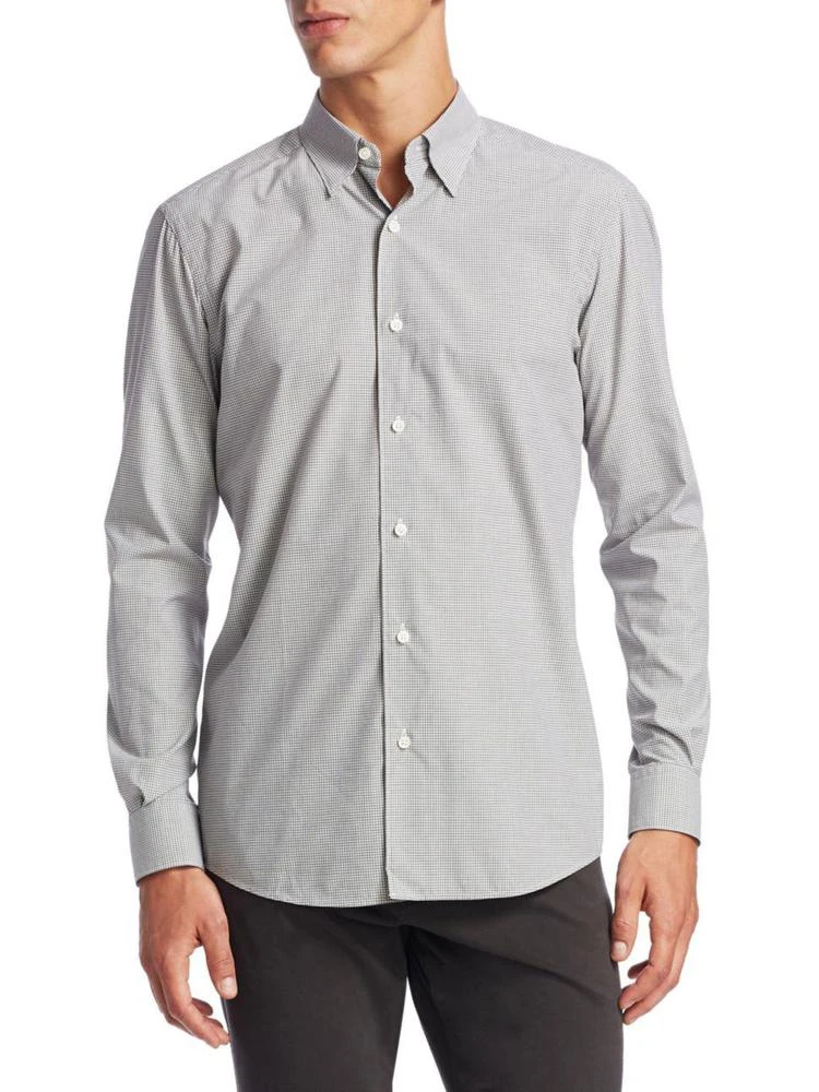 商品Zegna|Cotton Button-Down Shirt,价格¥1467,第1张图片