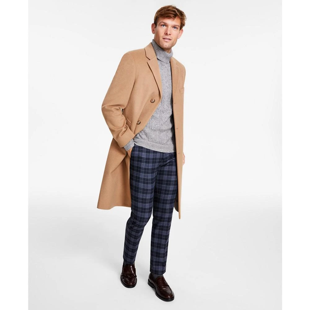 商品Michael Kors|Men's Classic-Fit Solid Wool Blend Overcoats,价格¥1488,第1张图片