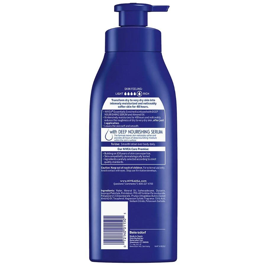 商品Nivea|Essentially Enriched Body Lotion,价格¥82,第3张图片详细描述