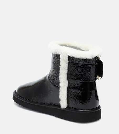 商品Roger Vivier|Viv Snow Strass leather ankle boots,价格¥8261,第3张图片详细描述