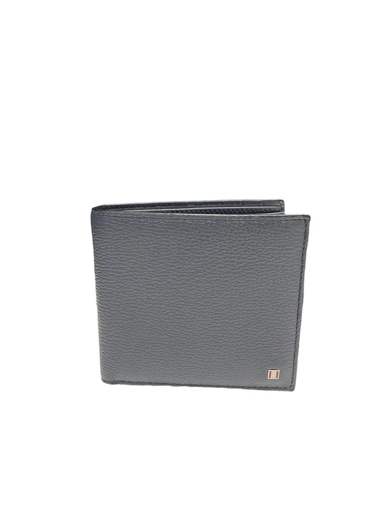 商品Bally|NEW Bally Grasai Men's 6232222 Smoke Grey Leather Bifold Wallet MSRP,价格¥1181,第1张图片