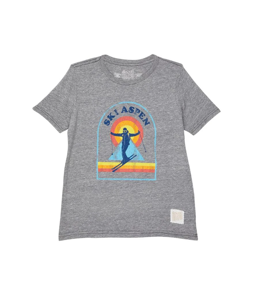 商品The Original Retro Brand|Tri-Blend Ski Aspen Crew Neck Tee (Big Kids),价格¥175,第1张图片