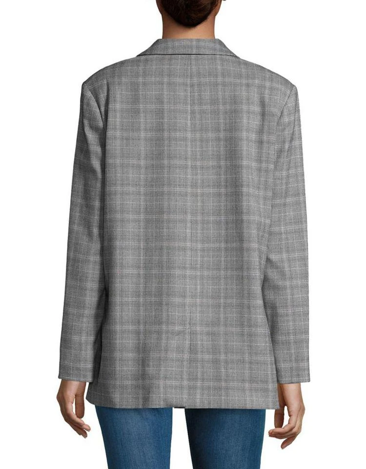 商品Miss Selfridge|Plaid Double-Breasted Blazer,价格¥406,第3张图片详细描述