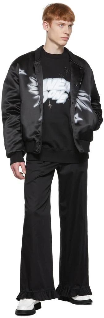 商品We11done|Black Cotton Sweatshirt,价格¥1696,第4张图片详细描述