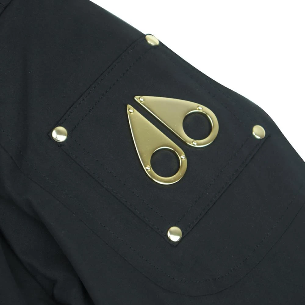 商品Moose Knuckles|Black & Gold Bomber Jacket,价格¥2637,第5张图片详细描述