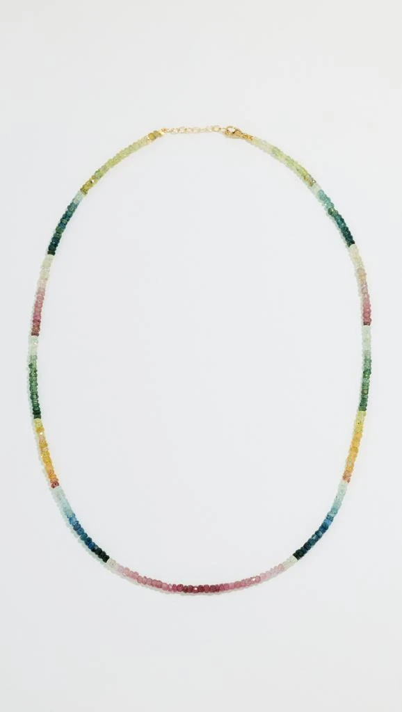 商品Jia Jia|14k Light Rainbow Sapphire Necklace,价格¥4381,第1张图片