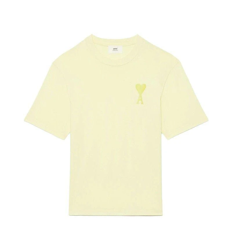 商品AMI|欧洲直邮AMI PARIS Ami De Coeur系列 男女同款多色纯棉宽松大T恤,价格¥2210,第1张图片