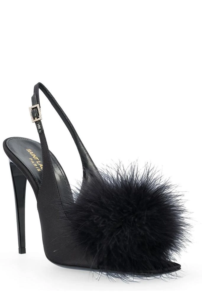 商品Yves Saint Laurent|Saint Laurent Mae Slingback Sandals,价格¥5487,第2张图片详细描述
