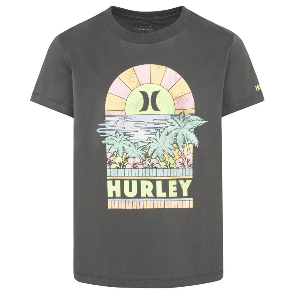 商品Hurley|Big Girls Sunset Short Sleeves T-shirt,价格¥105,第1张图片