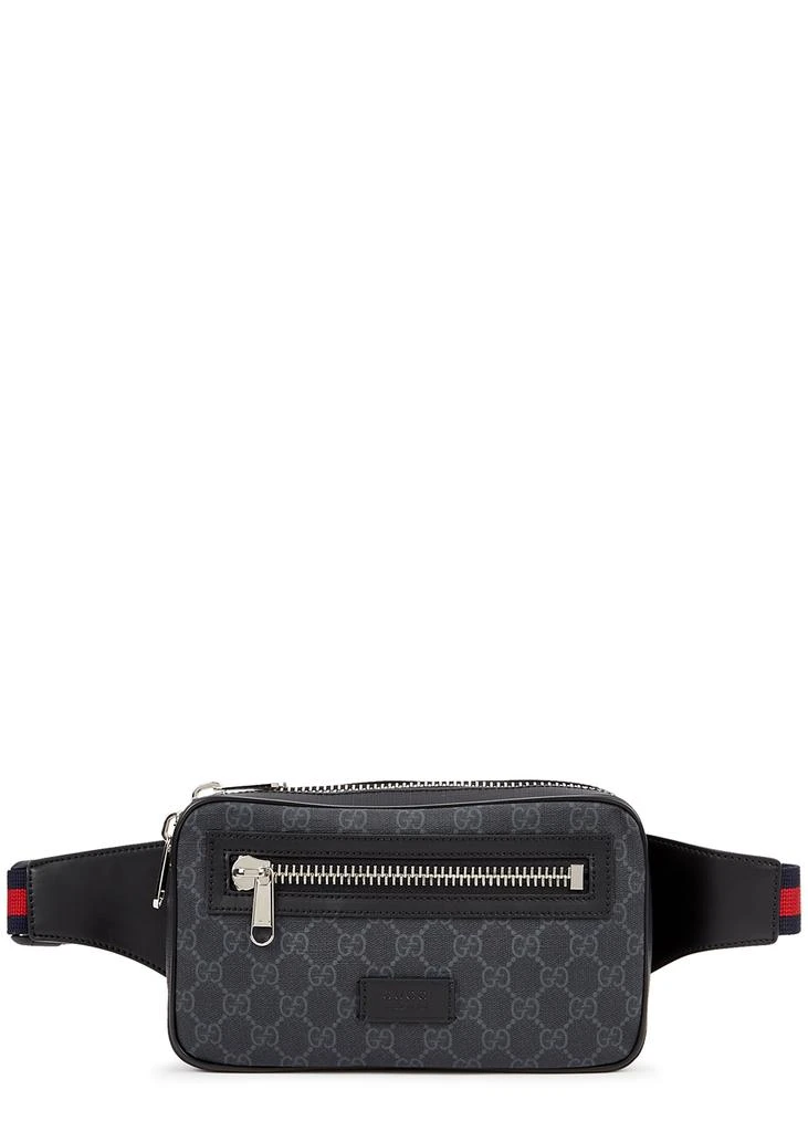 商品Gucci|GG Supreme black canvas belt bag,价格¥6832,第1张图片