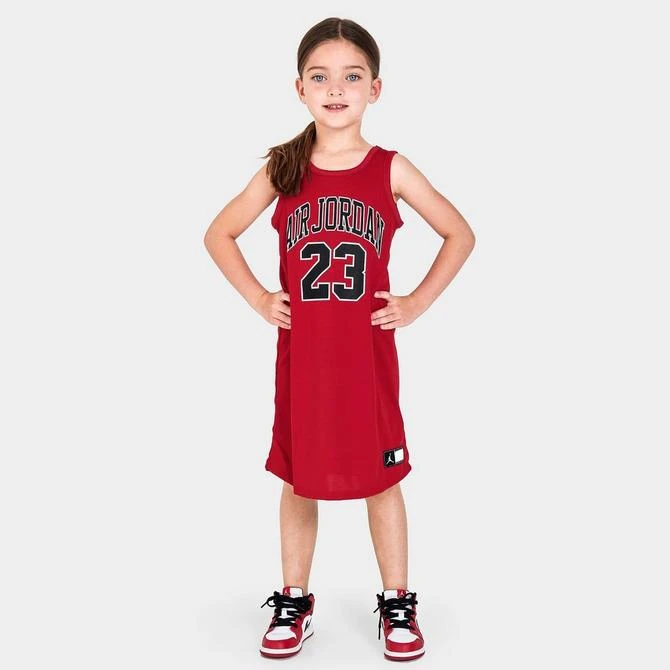 商品Jordan|Girls' Little Kids' Air Jordan 23 Jersey Dress,价格¥113,第2张图片详细描述