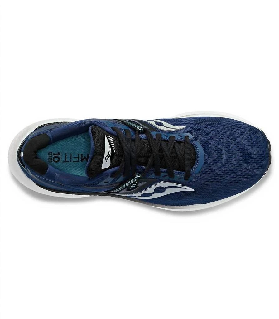 商品Saucony|Men's Triumph 20 Running Shoes - Medium Width In Twilight/rain,价格¥1027,第4张图片详细描述