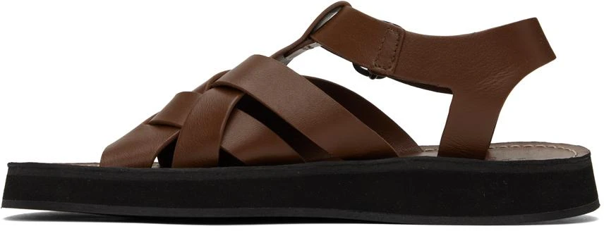 商品Hereu|Brown Beltra Sandals,价格¥2134,第3张图片详细描述