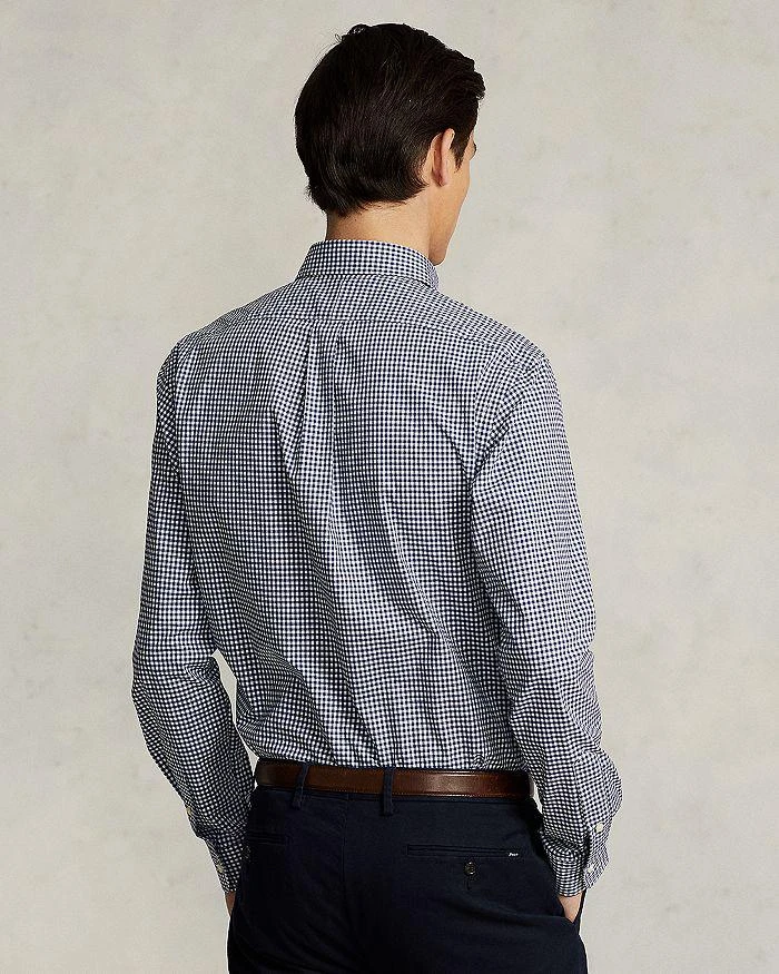 商品Ralph Lauren|Classic Fit Gingham Stretch Poplin Shirt,价格¥938,第4张图片详细描述