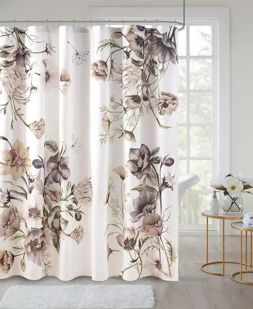 商品Madison Park|Cassandra Printed Cotton Shower Curtain, 72" x 72",价格¥296,第2张图片详细描述