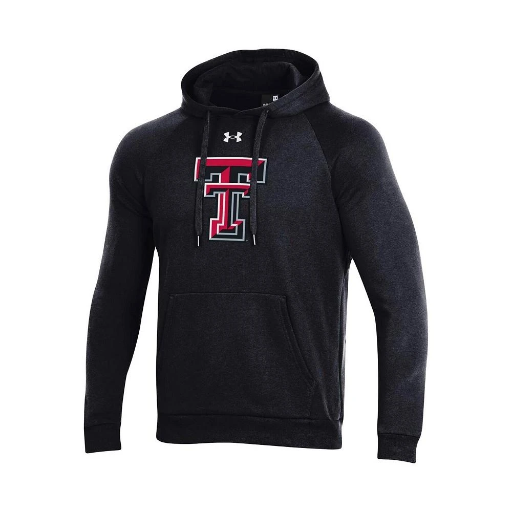 商品Under Armour|Men's Black Texas Tech Red Raiders Primary School Logo All Day Raglan Pullover Hoodie,价格¥445,第2张图片详细描述