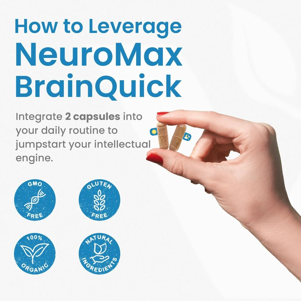 商品Neuromax™|BrainQuick 帮助提升大脑能力,价格¥382-¥858,第4张图片详细描述