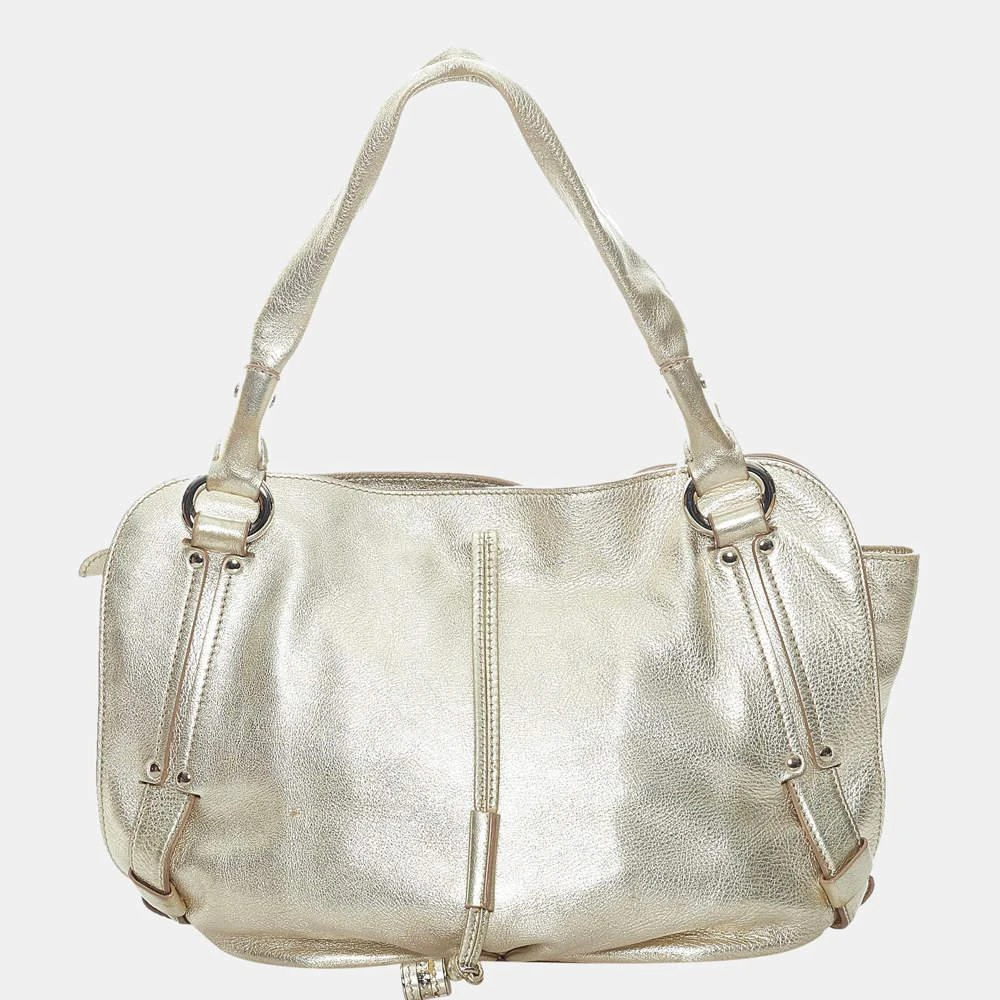 商品[二手商品] Celine|Celine Silver Bittersweet Leather Shoulder Bag,价格¥2790,第3张图片详细描述