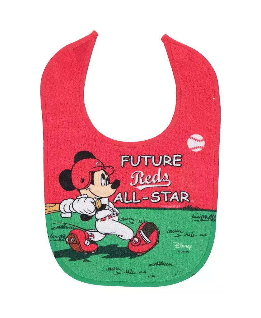 商品Wincraft|Baby Boys and Girls Cincinnati Reds Disney Mickey All Pro Baby Bib,价格¥105,第1张图片