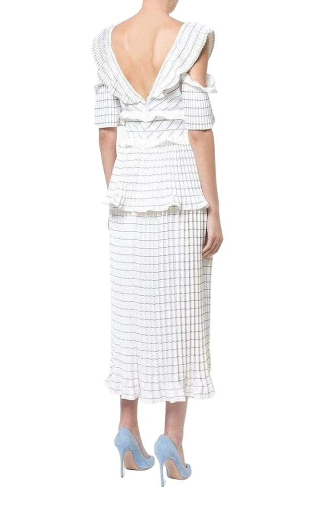 商品Self Portrait|Monochrome Stripe Dress,价格¥2531,第4张图片详细描述