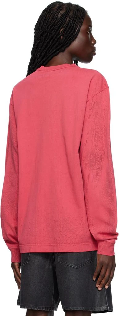 商品Alexander Wang|Red Overdyed Long Sleeve T-Shirt,价格¥1122,第3张图片详细描述