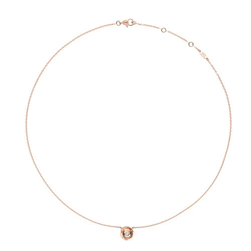 商品Dior|DIOR/迪奥  ROSE COUTURE系列 小号18k金玫瑰金镶嵌钻石项链JRCO95001_0000,价格¥22938,第1张图片