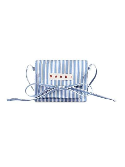 商品Marni|Mini Striped Poplin Accordion Bag,价格¥1742,第1张图片