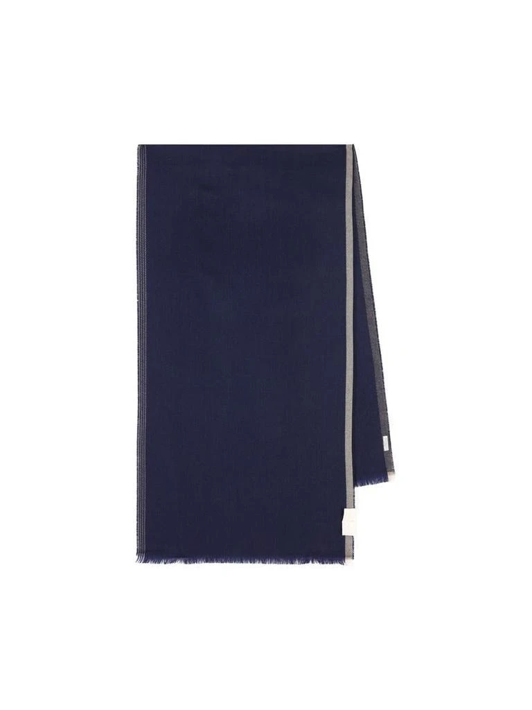 商品Brunello Cucinelli|Brunello Cucinelli Scarves in Blue/Brown/Grey,价格¥2827,第1张图片