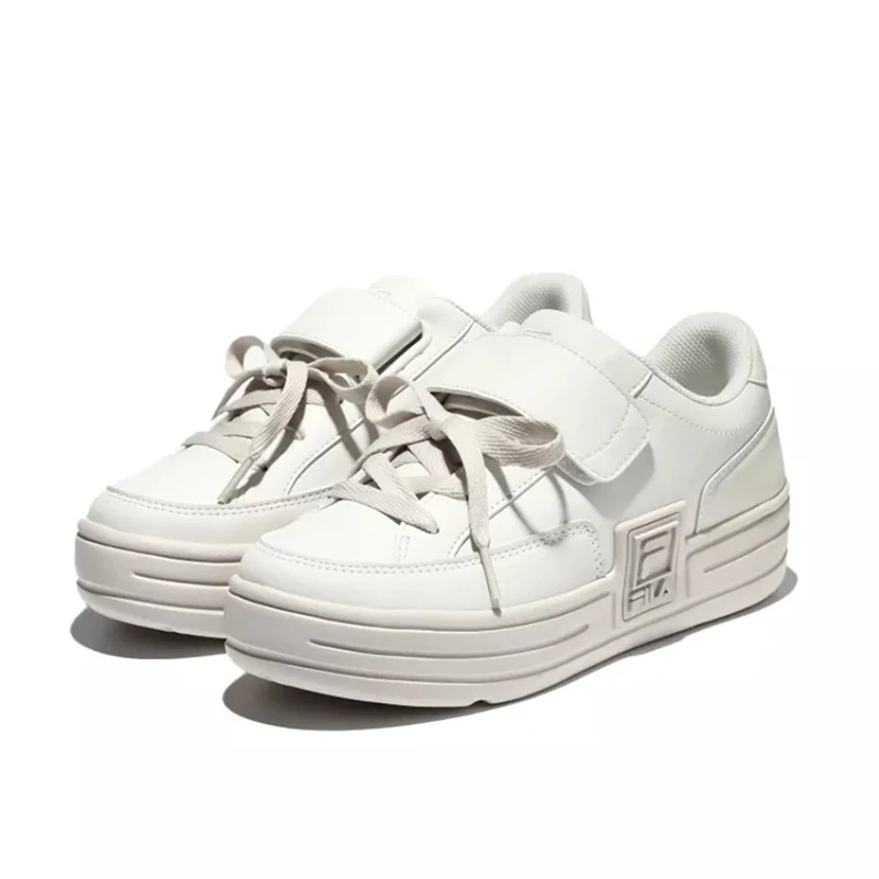 【享贝家】ZY- FILA 斐乐 厚底低帮休闲板鞋 男女同款 白色1TM01375D920 商品