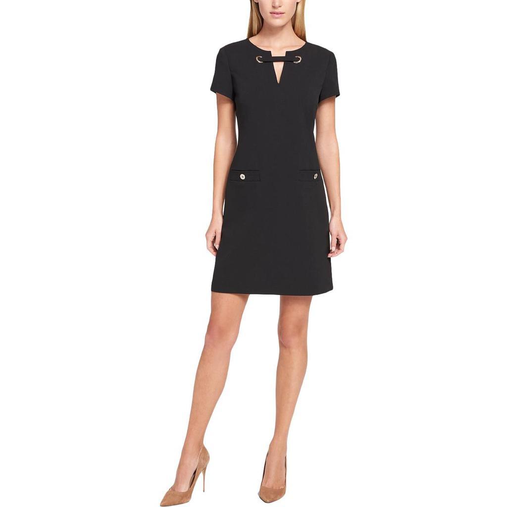 商品Tommy Hilfiger|Tommy Hilfiger Womens Petites Short Sleeve Short Wear to Work Dress,价格¥370,第3张图片详细描述