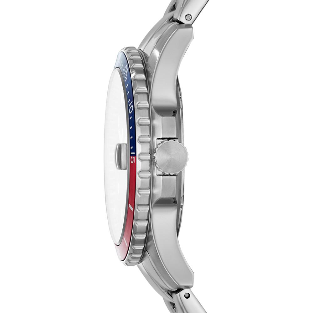 Men's Blue Diver Stainless Steel Bracelet Watch 42mm商品第2张图片规格展示
