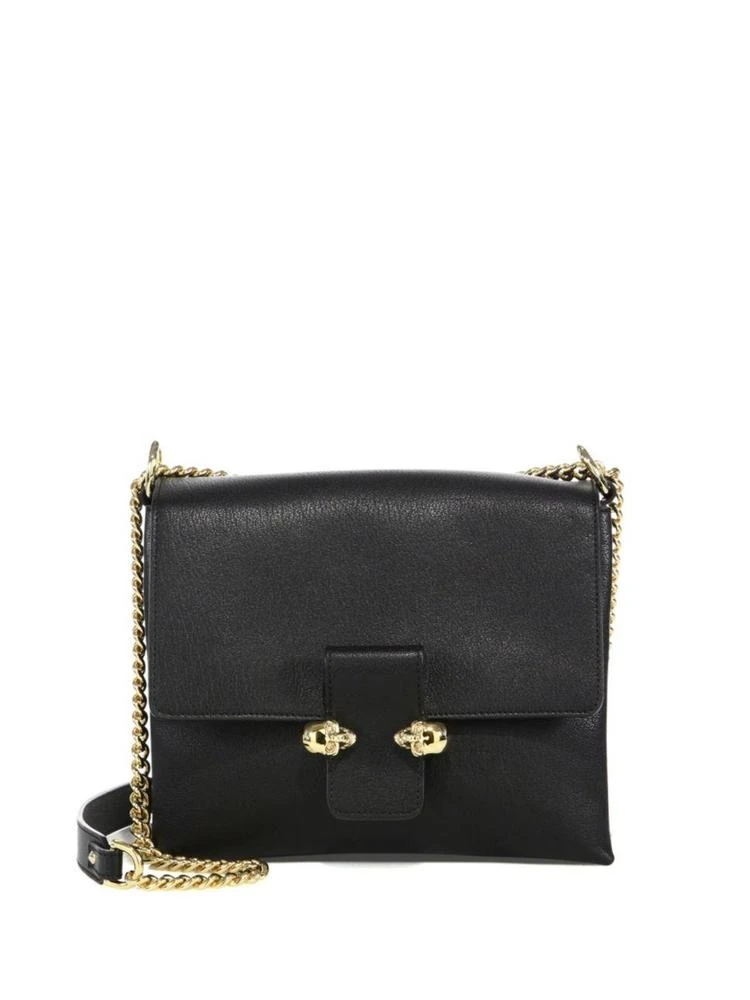 商品Alexander McQueen|Twin Skull Leather Crossbody Bag,价格¥13449,第1张图片