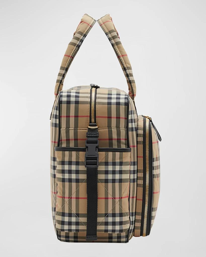 商品Burberry|Check-Print Diaper Bag W/ Changing Mat,价格¥10797,第4张图片详细描述