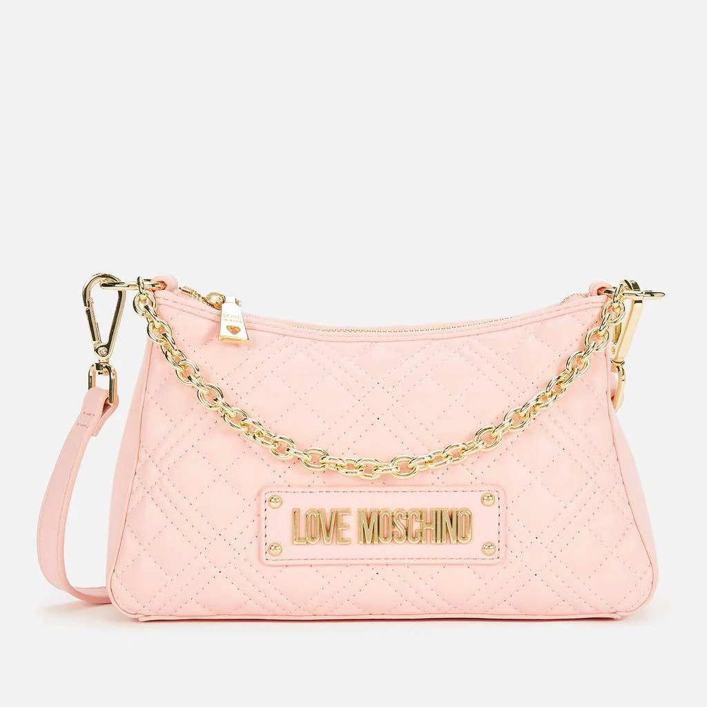 商品Moschino|Love Moschino Women's Quilted Chain Shoulder Bag - Pink,价格¥573,第1张图片