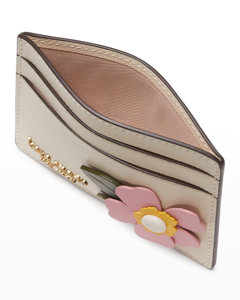 flower petal leather card case商品第3张图片规格展示