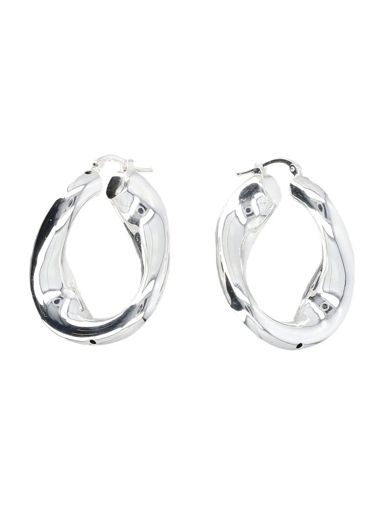 商品Jil Sander|Jil Sander Handcrafted Silver Earrings,价格¥2723,第2张图片详细描述