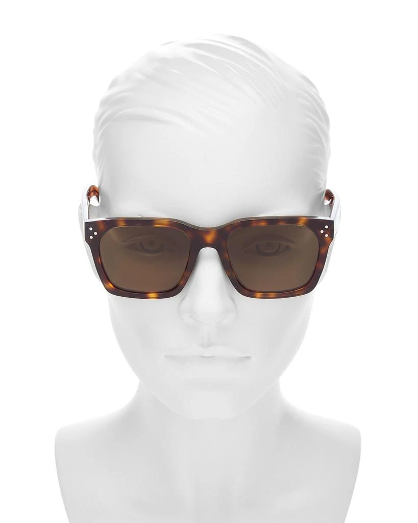 Bold 3 Dots Geometric Sunglasses, 54mm 商品