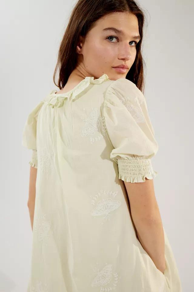 UO Helena Embroidered Frock Dress商品第4张图片规格展示